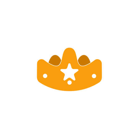 simple crown doddle design symbol logo vectorのイラスト素材
