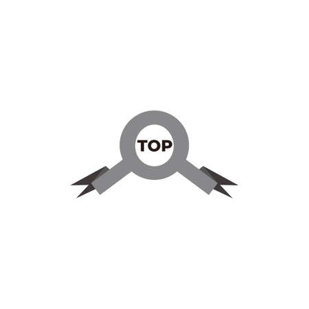 best top product ribbon symbol logo vectorのイラスト素材