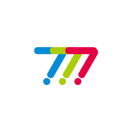 letter m colorful motion arrows line design logo vector