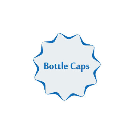 bottle cap symbol decoration vectorのイラスト素材