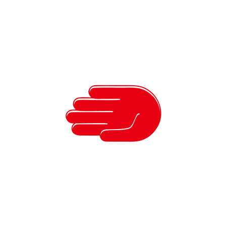 abstract letter d geometric swoosh fast design symbol logo vectorのイラスト素材