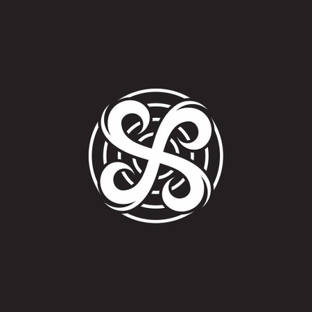 circle turbines motion symbol logo vectorのイラスト素材