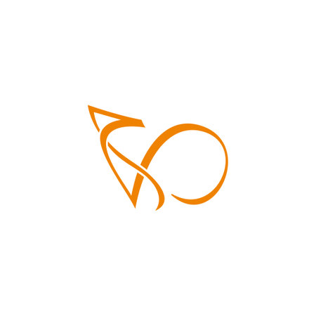 letters v overlapping ribbon beauty  vectorのイラスト素材