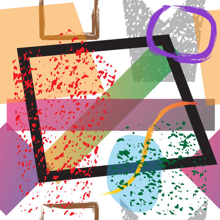 seamless abstract frame gradient colorful wallpaper background vectorのイラスト素材