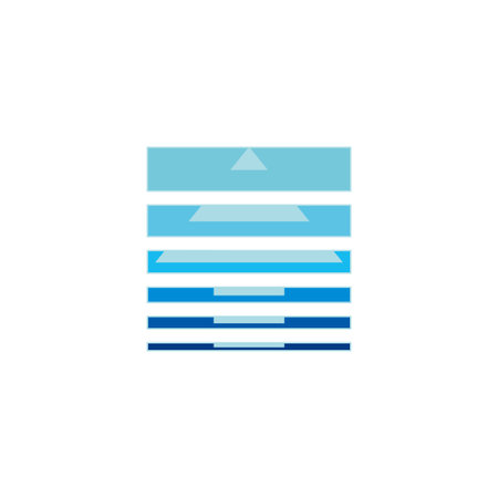 atmosphere blue sky arrows up gradient vectorのイラスト素材