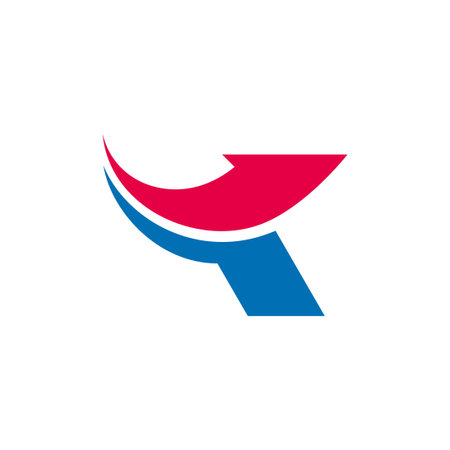 fast swoosh motion arrow abstract logo vectorのイラスト素材