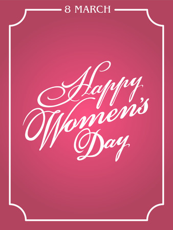 Typographical background for your love. Happy Womens Day.のイラスト素材