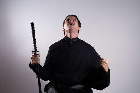 scream of samuraiの写真素材