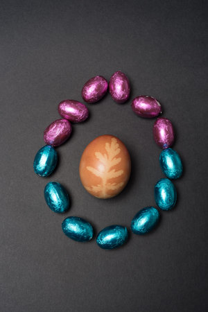 Easter eggの写真素材