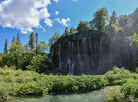 waterfallの写真素材
