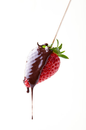 Strawberry and chocolateの写真素材