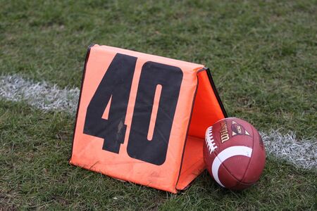 40 Yard Markerのeditorial素材