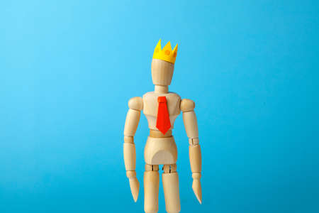 Good manager in the team. The leader is like king in crown.の写真素材