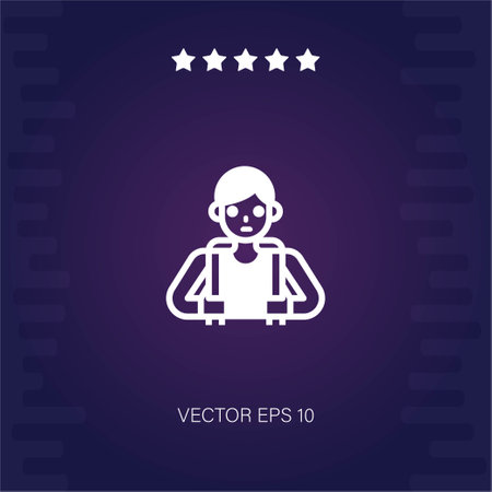 Modern simple flat iconの写真素材