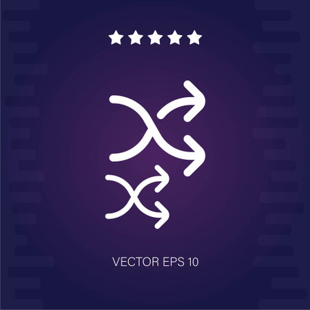 Modern simple flat iconのイラスト素材