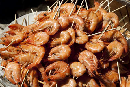 Grilled Shrimpの写真素材