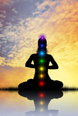 Seven Chakrasの写真素材