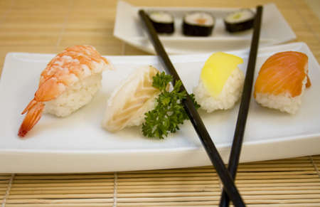 sushi plateの写真素材