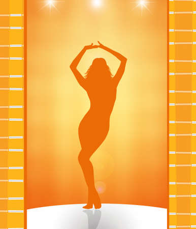 tanned womanの写真素材