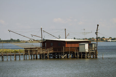 fishing lodgesの写真素材