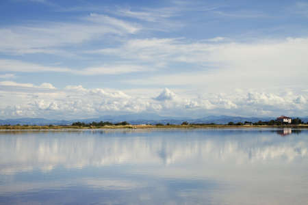 saltern of Cervia, Italyの写真素材
