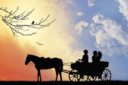 Carriage rideの写真素材
