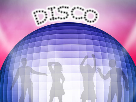 illustration of disco