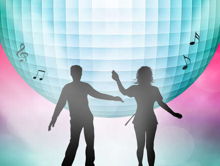 Disco partyの写真素材