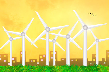 wind turbines