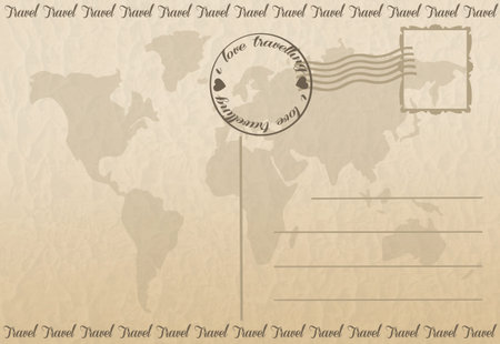 Travel postcard