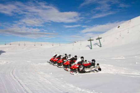 snowmobile rentals, Monte Campioneのeditorial素材