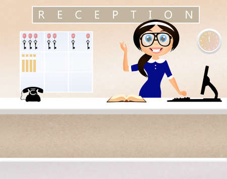 receptionの写真素材