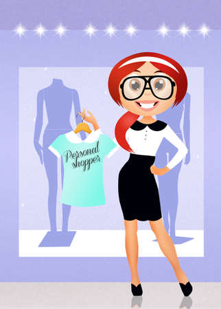personal shopperの写真素材