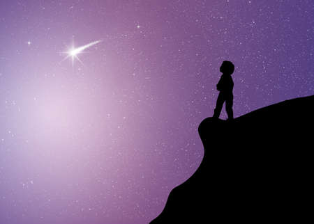 shooting starsの写真素材