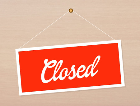 Closed sign