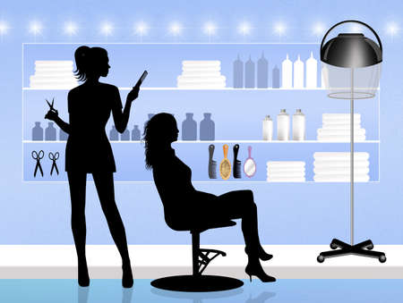 hairdresserの写真素材