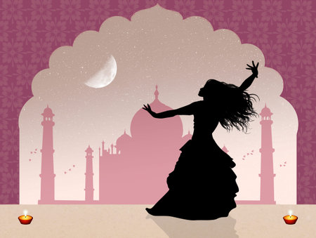 Indian danceの写真素材