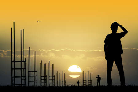 worker constructionの写真素材