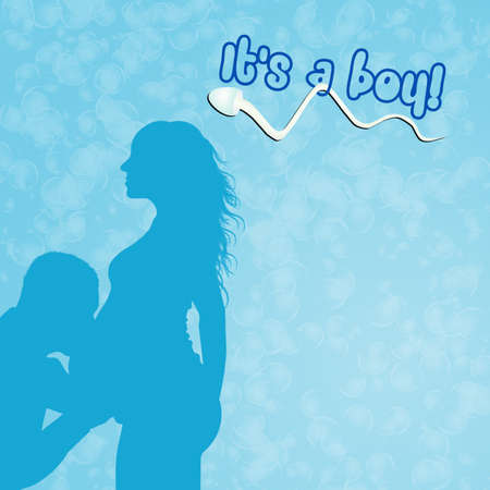 couple expecting a babyの写真素材