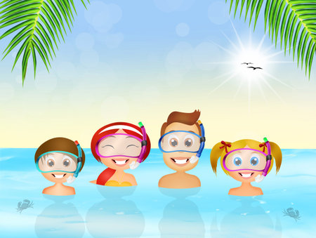 Snorkelingの写真素材