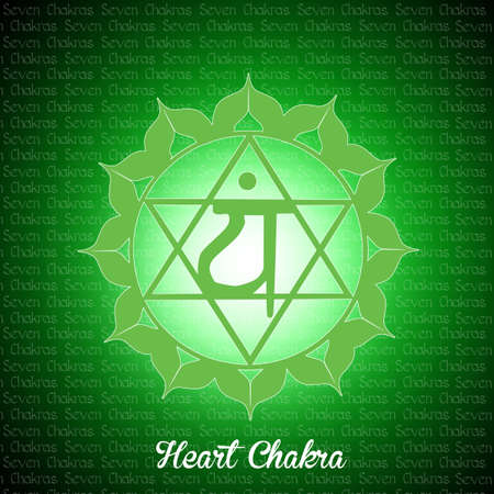 heart chakraの写真素材