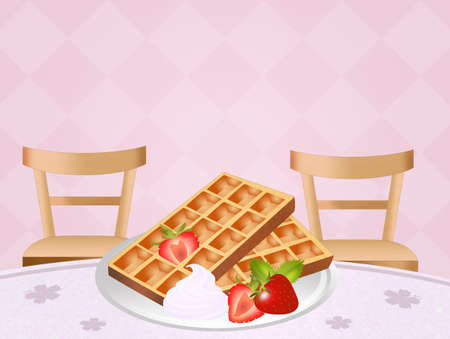 wafflesの写真素材