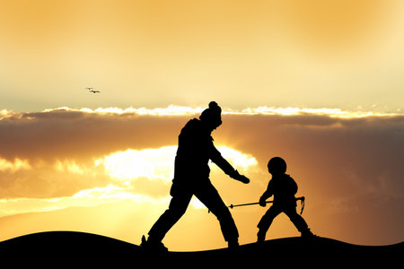 Ski Schoolの写真素材