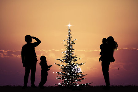 family at Christmas