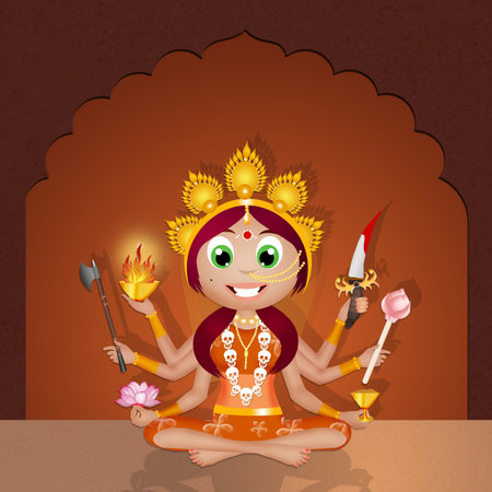 Kali Goddessの写真素材