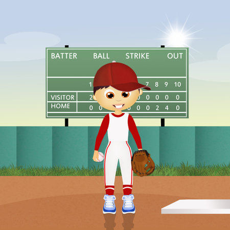 child play baseball