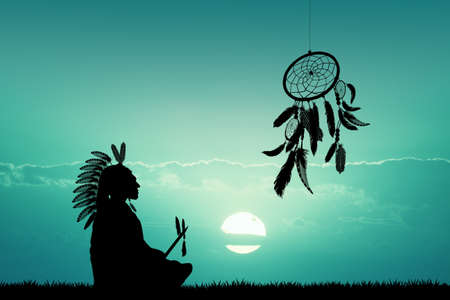 Native American Indianの写真素材