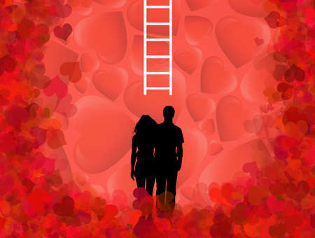 the scale of loveの写真素材