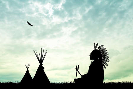 Native American Indianの写真素材