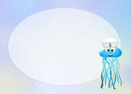 jellyfish in the oceanの写真素材